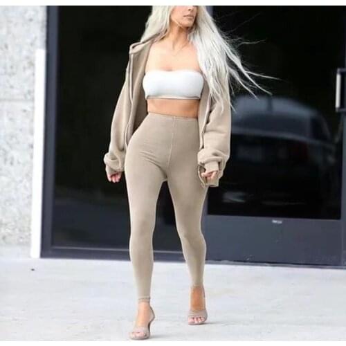 Summer 2019 boho fenmale Skinny high waist leggings pants women punk racve streetwear korean clothes Elastic workout leggings