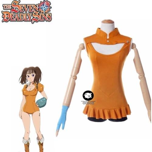 The Seven Deadly Sins Imashime no Fukkatsu Diane Serpents Sin of Envy Women Top Shorts Set Cosplay Costume Swimwear Swimsuit