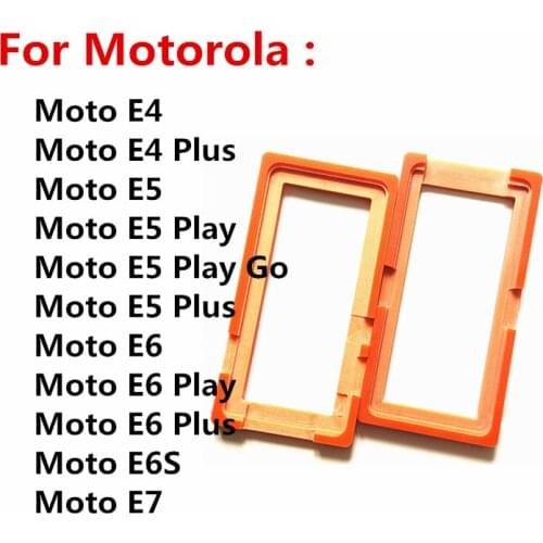 1pcs Mold Holder LCD Outer Glass Lens Display Screen Glue Mould For Motorola Moto E4 E5 E6 E6S E7 Plus Play Go