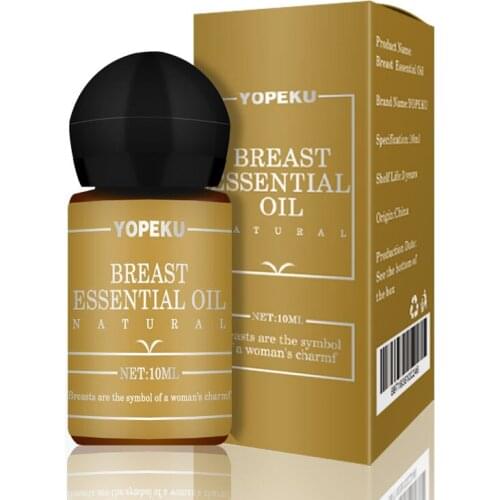 10ml Breast Enlargement Rose Essential Oil for Breast Growth Big Boobs Firming Massage Oil for Women Butt Enhancement