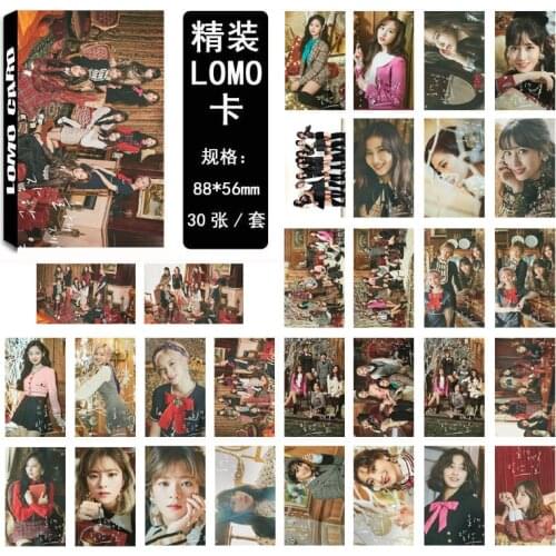 30pcs/set Kpop Twice photocard set new album YES OR YES HD good quality fashion TWICE Kpop lomo photo card for fans collection