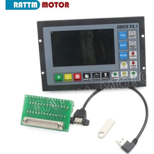 DDCSV3.1 Standalone Motion CNC Controller off-line operation for Router Engraving Milling Machine servo, stepper