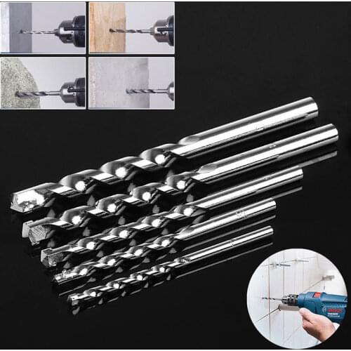 5PCS 4mm-10mm Masonry Wall Various Drill Bits For Stone Wall Tile Ceram Marble