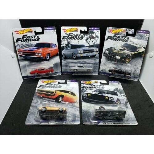 Hot wheels cars 1/64 fast & furious 1/4 pontiac firebird camaro Mustang boss Collectors metal car for boys gift