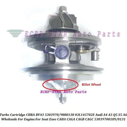 Turbo Cartridge CHRA 5303-970-0138 5303-988-0138 53039700189 53039880189 53039700131 03L145701A 03L145701E 03L145702J 03L145701C