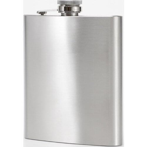 Environmentally Friendly Plastic Cover 8 Oz Stainless Steel Flagon Portable Wine Bottle Alcohol Hip Flasks Whiskey Wine