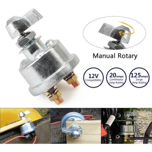 Master Disconnect Switch Kill Cut Off Isolator Switched High Current Master Battery Disconnect Switches & Relays Car Auto Parts