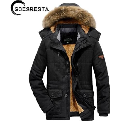 Мужские теплые парки GOESRESTA China At AliExpress