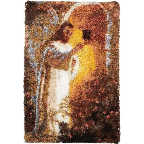 Hobby Crafts Carpet Embroidery Tapestry Latch Hook Rugs Kits for Adults With Printed Pattern Canvas Home Decoration