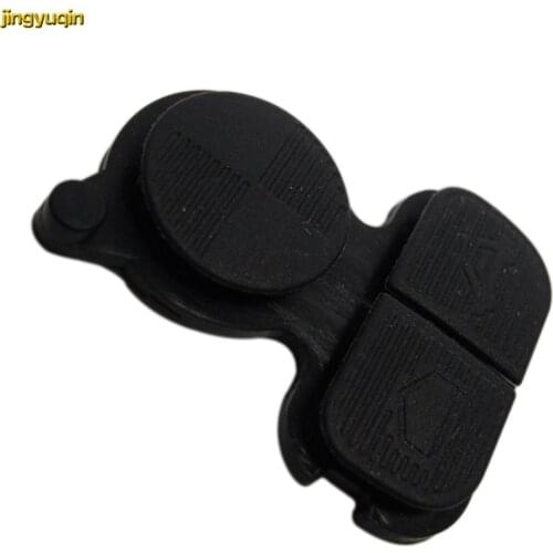 Jingyuqin Remote Car Key Rubber Pad for BMW 3 5 7 Alarm Systems Security Unut Blade Hu92 Flip Key Shell Fob Replacement 3 Button