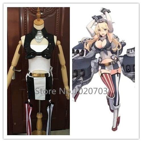Kantai Collection Iowa Cosplay Costume