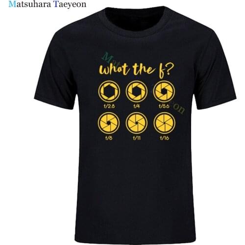 Photographer Summer Funny Mens T-Shirt Photography Camera Birthday T Shirt Men Short Sleeve Cotton T Shirts Camisetas Tees