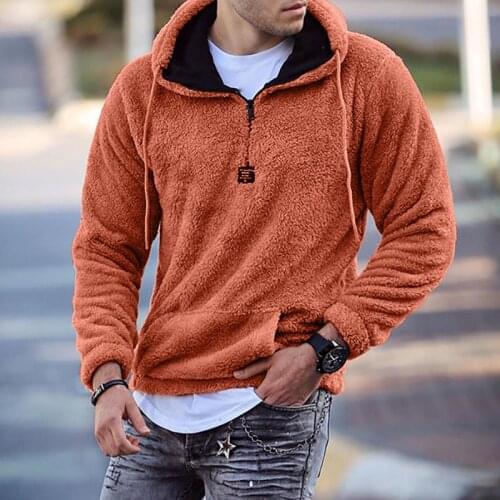 ZOGAA Top Selling Product In 2020 Men' Fashion Hooded Pullover Sweatshirt Casual Plush Long Sleeve Mens Sweatshirt Mens Jacket