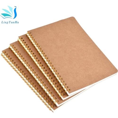LingYanHu Notebook B5 Journal Medium Kraft Grid Dot Blank Daily Weekly Planner Book Time Management Planner School Supplies Gift