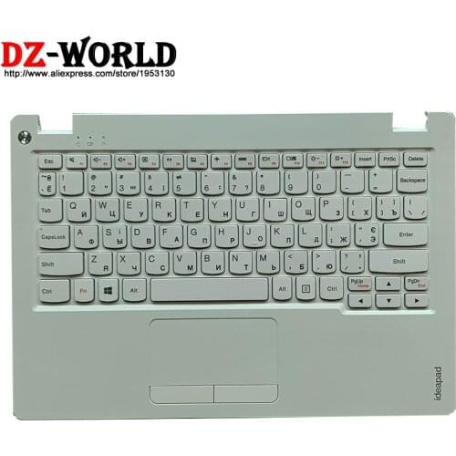 RU Russian Keyboard with Shell C Cover Palmrest Upper Case and Touchpad for Lenovo Ideapad 110S-11IBR Laptop 5CB0M75970