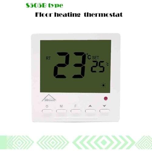 LED digital display heating plumbing thermostat,Control of household electric ball valve or Thermal Electric Actuator