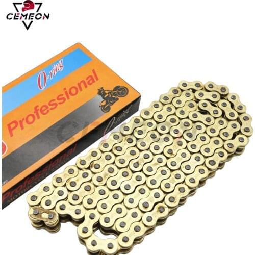 Motorcycle high quality oil seal chain DID O-ring 520 525 530 chain 120 chain link drive chain thickened HV gold chain
