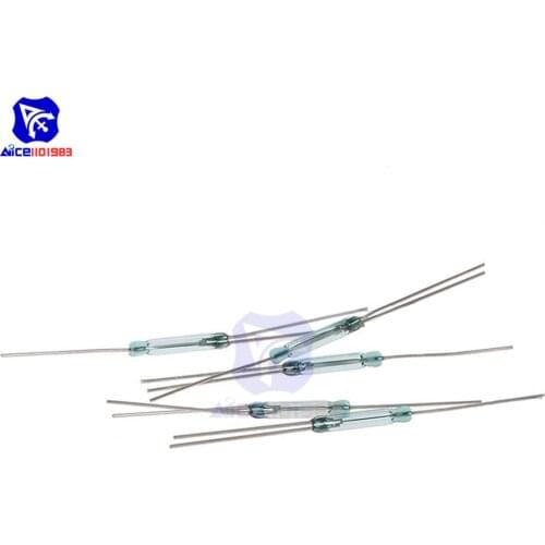 Diymore 5PCS/Lot 2.5*14mm 3Pin Reed Switch Normally Open Normally Closed Magnetic Switch Conversion for Arduino