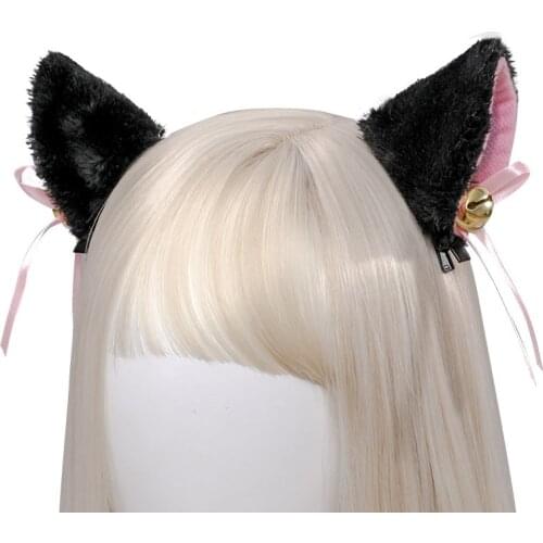 Multiple Styles Plush Animal Ears Hairpins Anime Cosplay Lolita Maid Pair Clip Headdress Beast Cat Ear Clip Hairpin Party Props
