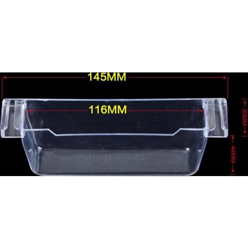 Range Hood Parts rectangle oil collection transparent plastic case145X30mm