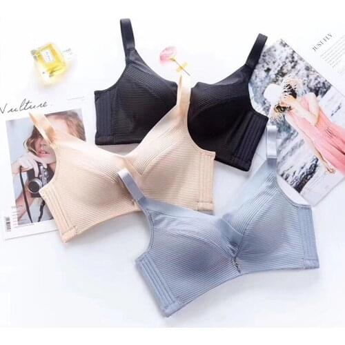Women Seamless Bras Push Up Lingeries Sexy Deep V Bras Backless Bralette Female Underwear