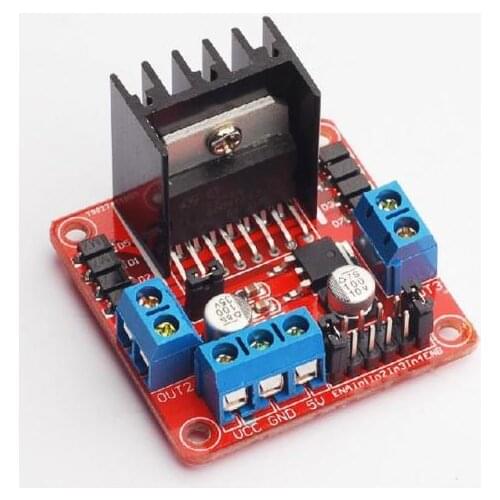 1PCS L298N Dual Stepper Motor Driver Controller Board Module RED