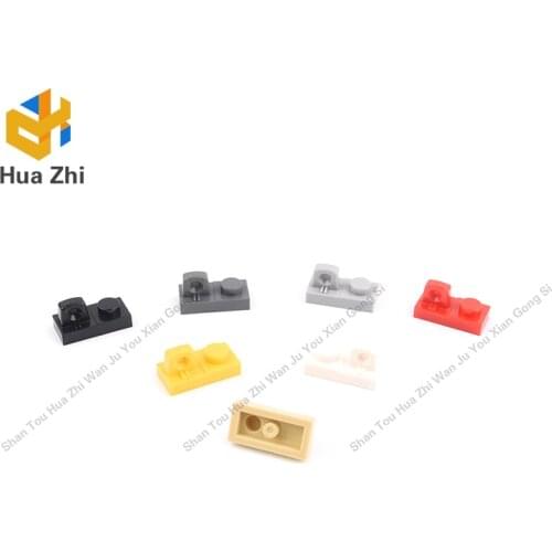 10PCS 30383 Hinge Plate 1 x 2 Locking with 1 Finger On Top Building Blocks Parts MOC DIY Education Build Toys Brick