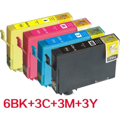 15X Compatible ink Cartridge T1621 to T1624 For Epson Workforce WF-2010W WF-2510WF WF-2520NF WF-2530WF WF-2540WF inkjet printer