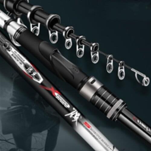2.4m 2.7m 3.0m 3.6m 4.5m 5.4m 6.3m 7.2m 8.0m fishing rod carbon fiber long-distance throwing fishing rod fishing gear