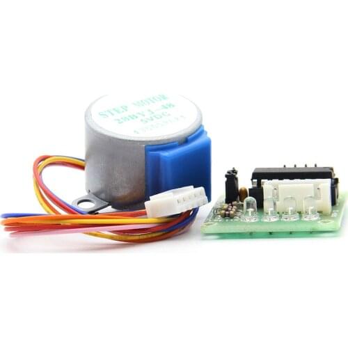 DC 5V 4-Phase 28YBJ-48 Gear Step Stepper Motor + ULN2003 Driver Board For A*du*no PIC MCU DIY UNO R3 Mega2560 ATmega328P