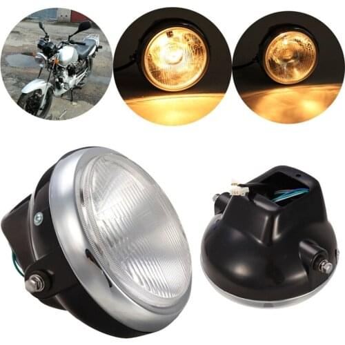 7 Inch Motorcycle Round Front Headlight Head Light Lamp head light lamp for Yamaha YBR125 YBR 125 2002-2013