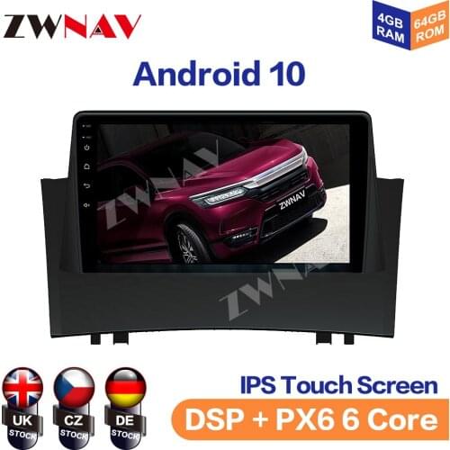 2DIN Android 10.0 Car Radio For Renault Megane 2 2004-2008 Car Multimedia Video Player Navigation GPS No 2din 2 Din Dvd Player