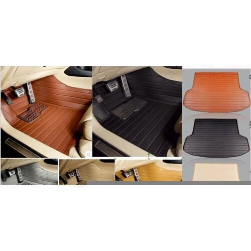 Cars Waterproof XPE Material Non Slip Full Surrounded Car Floor Mats+trunk Mats for VolvoV60 S40 / S60 / S80 / XC60