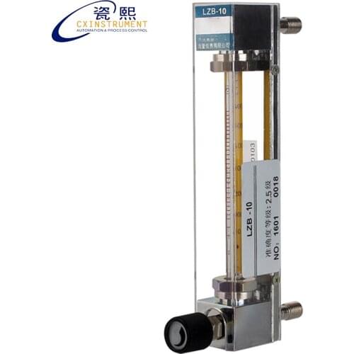 The 2.5~25 ml/min Measuring Range Glass Material and 2.5% Accuracy Flow Rate Meter