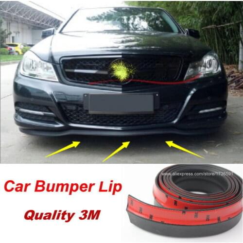 For Mercedes Benz C208 A208 C209 A209 C207 A207 W218 W219 R170 R171 R172 Car Bumper Lips Body Kit Strip Front Tapes Protection