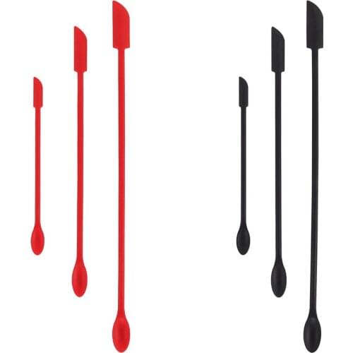 Flexible Silicone Scraper Reusable Mask Lotion Brush Makeup Tool Spatula Makeup Brushes Face Mask Brush Beauty Tools