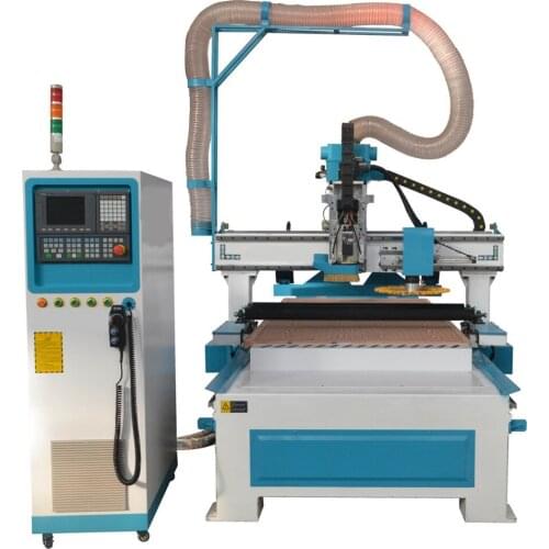 Linear automatic tool changer Vacuum table woodworking router cnc machine for wood kitchen cabinet door
