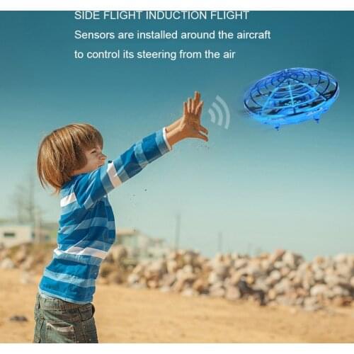 RC Airplanes Mini Helicopter RC UFO Drone Aircraft Hand Sensing Infrared RC Aircraft Upgrade Quadcopter For Children Adult Gift