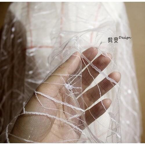 Wholesale Wedding bottoming soft lace Tulle Fabric Quality Wedding Tulle for Bridal Dress 10 Yards/ lot