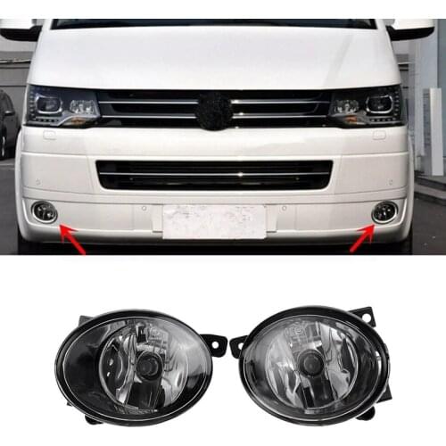 1 Pair Front Fog Light Assembly Without Bulb for Transporter T5 Multivan Caravelle 2010-2015 7E0941699A, 7E0941700A