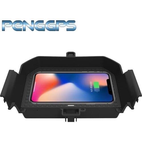 QI Wireless Car Charger For BMW 5/6 GT 2016 2017 2018 2019 Intelligent Infrared Fast Wireless Charging Car Phone Holder