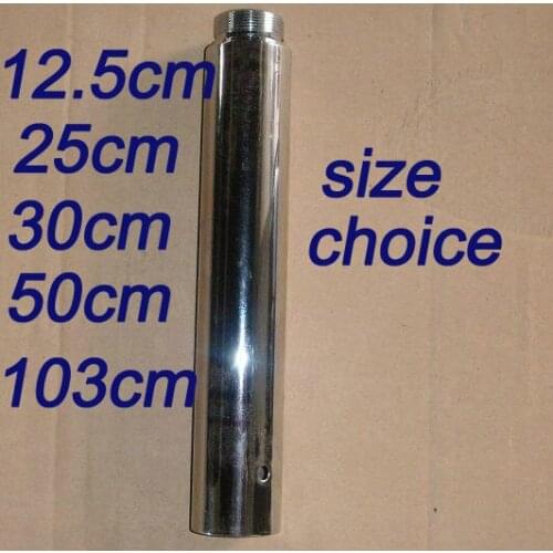 Extender pole of dance gym poles, 12.5cm ,30cm, 50cm, 100cm for choice