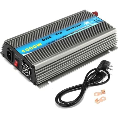 1Pcs Smart Microinverters 1000W Grid Tie Inverter 110V Use For 24V/36V Solar Panel Pure Sine Wave Inverter