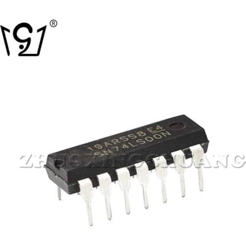 10PCS HD74LS00P DIP14 HD74LS00 SN74LS00N 74LS00 SN74LS00 DIP-14 new and original IC