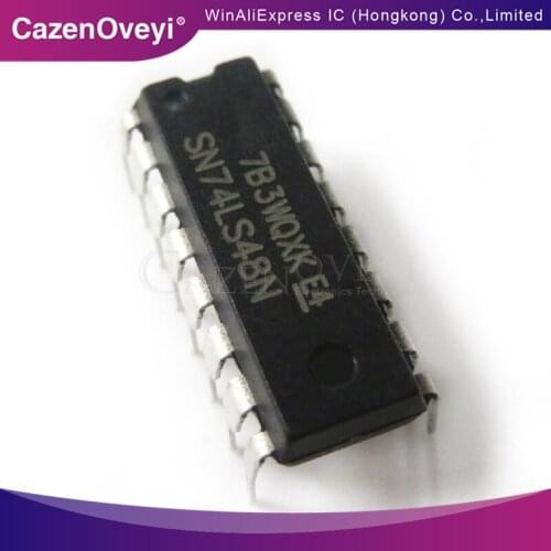 10pcs/lot 74LS48 SN74LS48N HD74LS48P DIP-16 In Stock