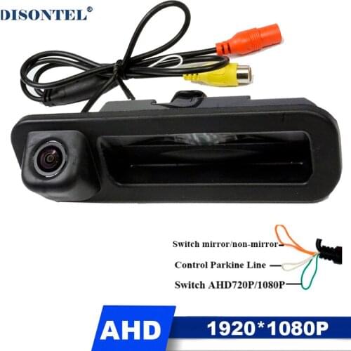 Car Reverse Backup Trunk Handle Camera For Ford Focus Hatchback Sedan Focus 2 Focus 3 Wire Wireless Optional