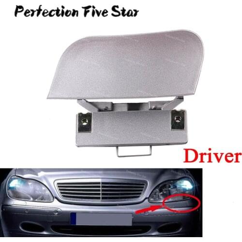 2208800305 For Mercedes-Benz W220 S430 S500 S600 S55 AMG Front Bumper Headlight Washer Nozzle Cover Cap Random Color Left Side