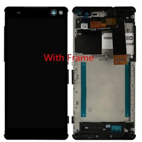 6.0 inch AAA Quality C5 Ultra LCD Display Screen Touch Screen Digitizer Assembly With Frame For Sony Xperia C5 Ultra E5563 E5506