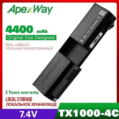 7.4V Laptop battery for HP Pavilion tx1000 tx1100 tx1400 tx2500 Series TouchSmart tx2 tx2-1000 HSTNN-OB41 HSTNN-OB76 KC991AA