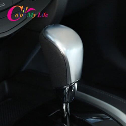 Car Gear Head Shift Knob Cover Trim Stickers Fit for Nissan X-trail Xtrail Rogue T32 Qashqai J11 2014 - 2019 Accessories